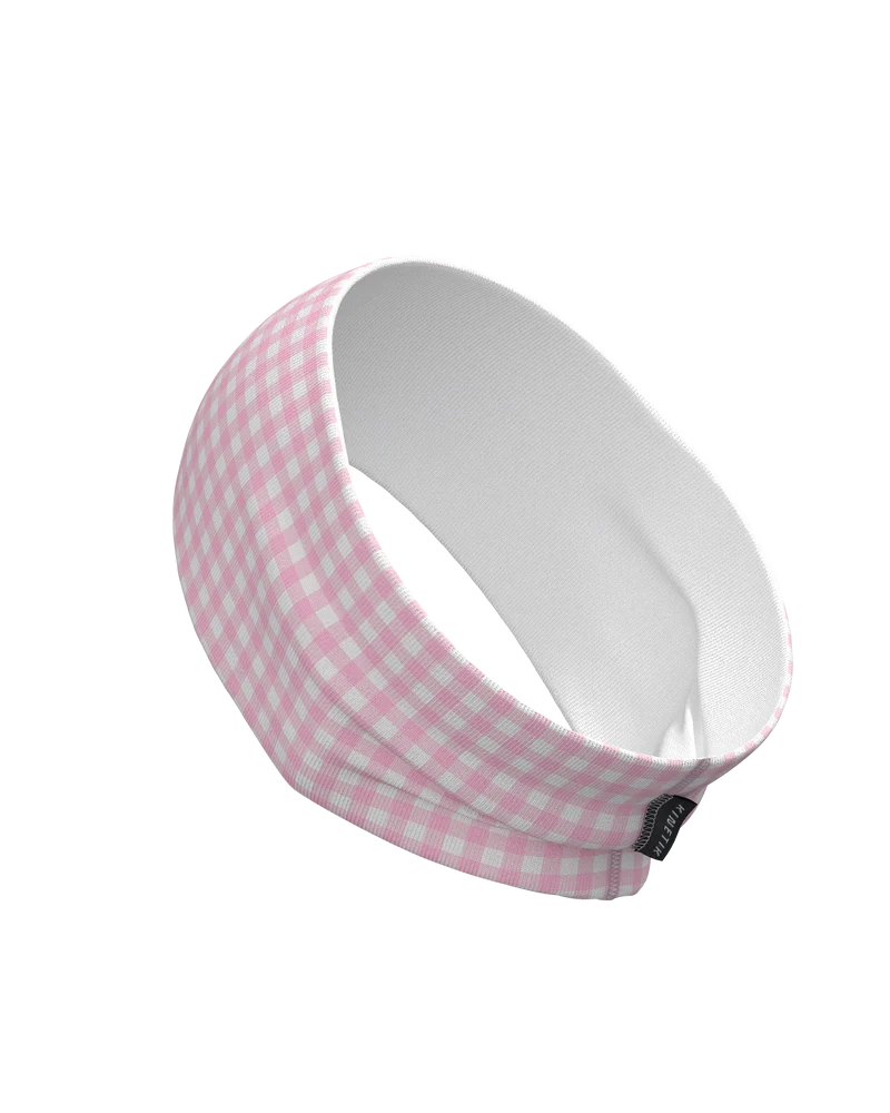 HEADBAND VICHY PINK