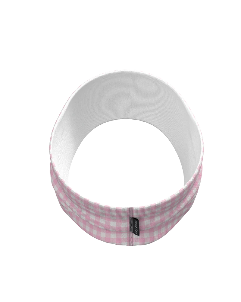 HEADBAND VICHY PINK