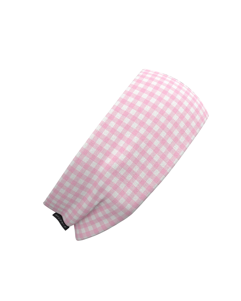 HEADBAND VICHY PINK