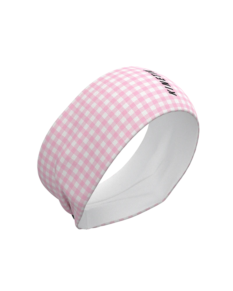 HEADBAND VICHY PINK