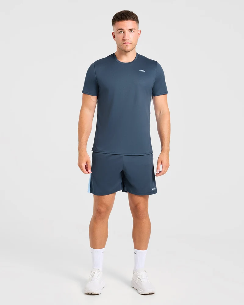 Active Shorts - Muted Navy/Light Bleu