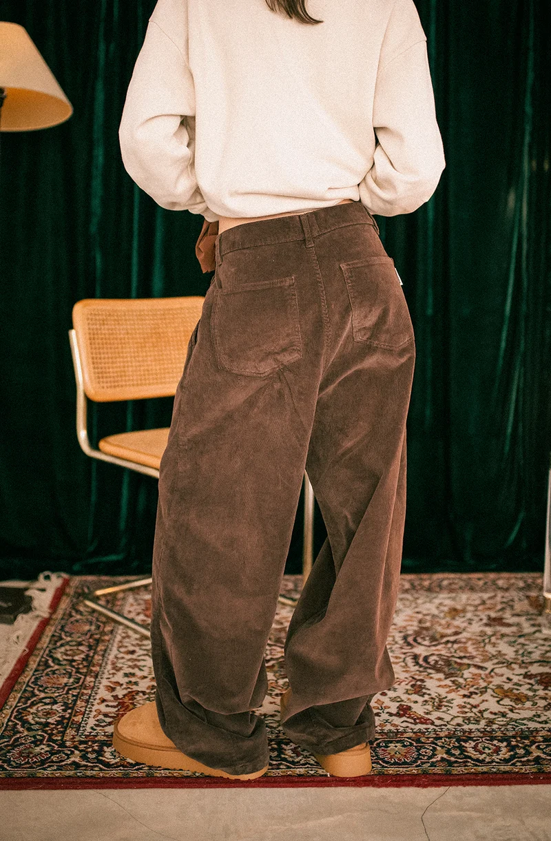 Pantalon Wide Leg Freedom Brown