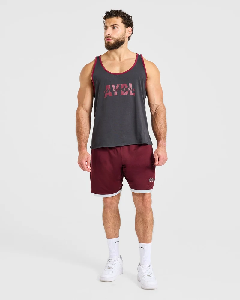 Wesley Vissers x Old School Contrast Shorts - Port Rouge