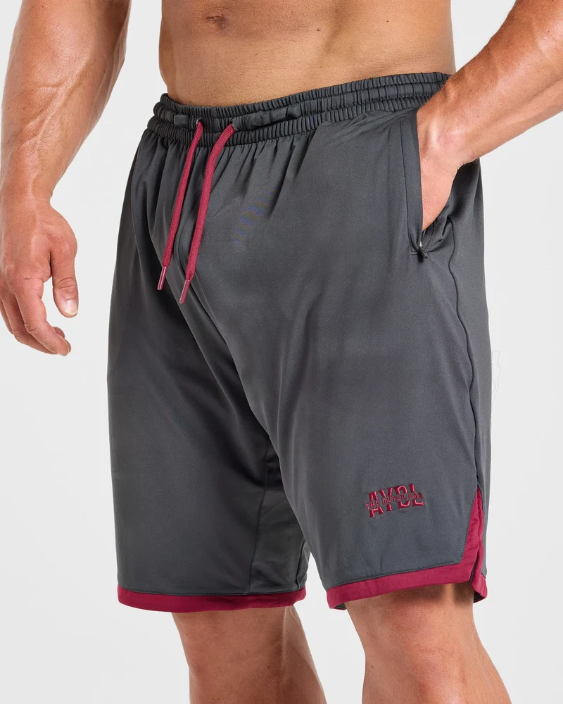 Wesley Vissers x Old School Contrast Shorts - Charcoal