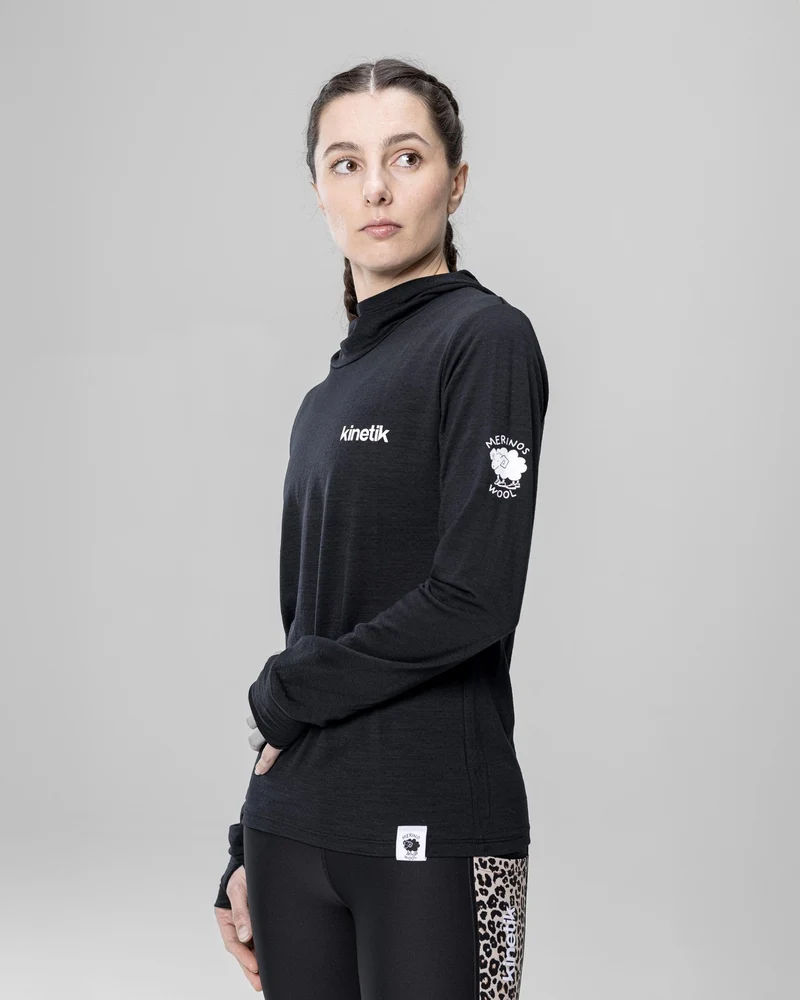 MERINOWOOL WOMEN BASLAYER HOODY