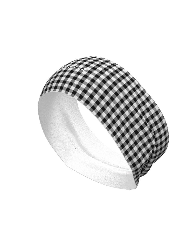 HEADBAND VICHY VELOURS