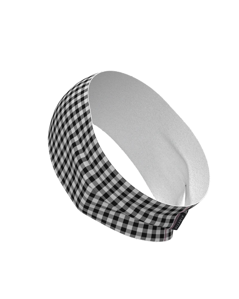 HEADBAND VICHY VELOURS
