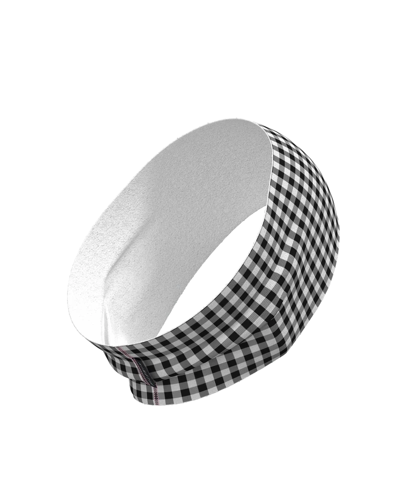 HEADBAND VICHY VELOURS