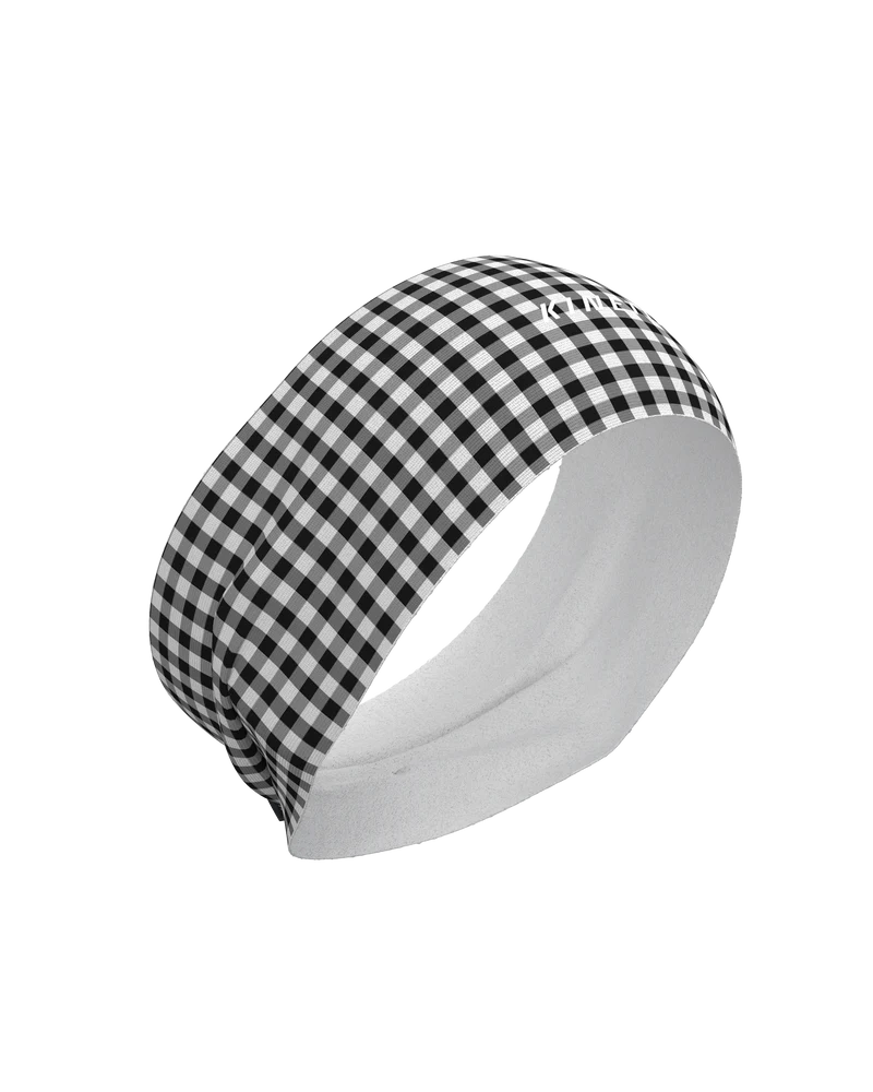 HEADBAND VICHY VELOURS