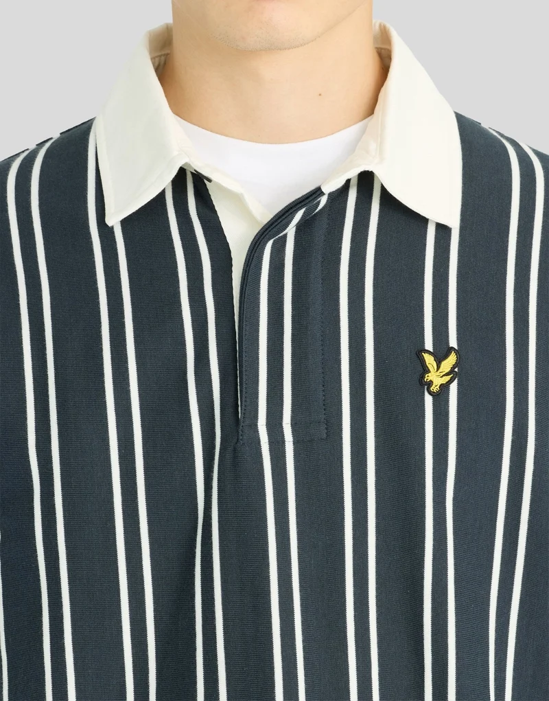 Cotton Striped Rugby Shirt