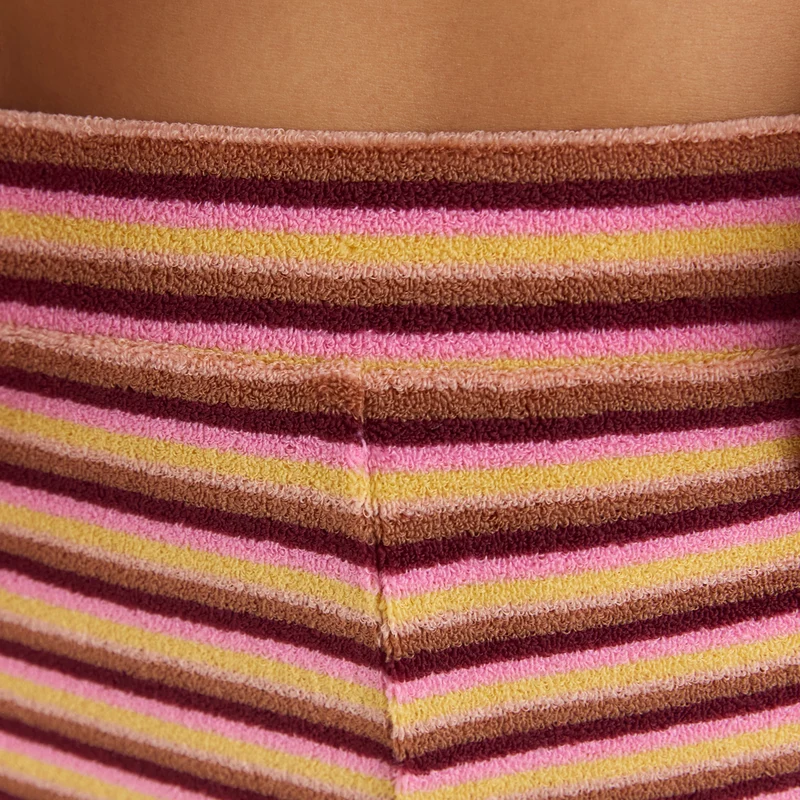 Short en Tissu Éponge Sunstripe - Rayures Rétro