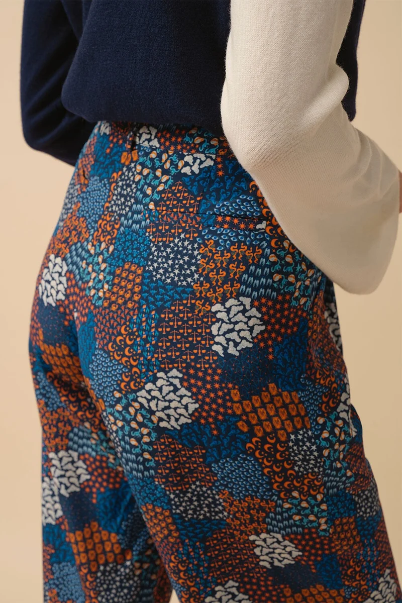 Pantalon Olympe en soie Zodiac