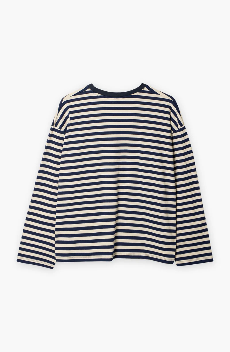 Cheers T-shirt, Darling Stripes Navy