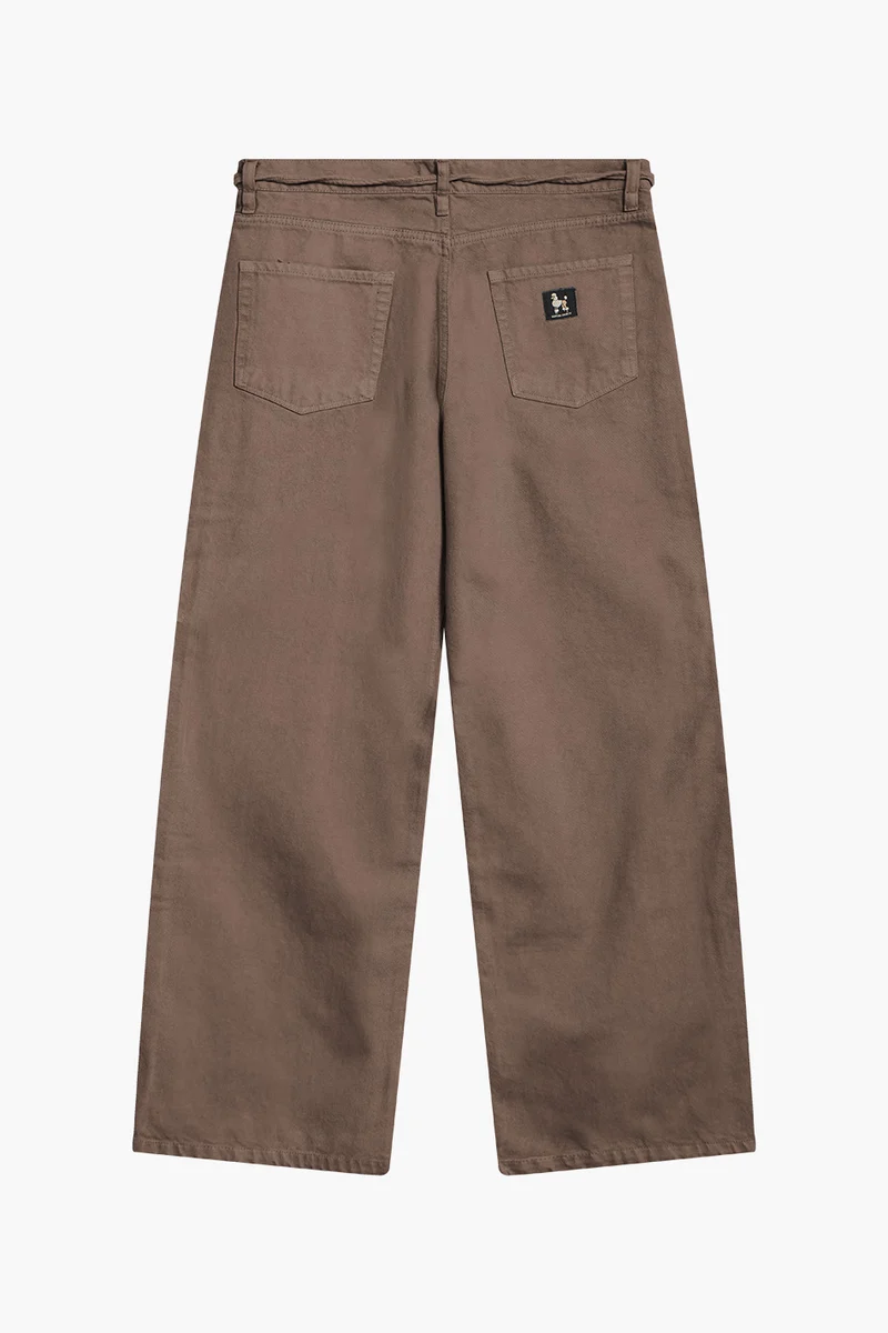 Pantalon baggy pour caniches, marron