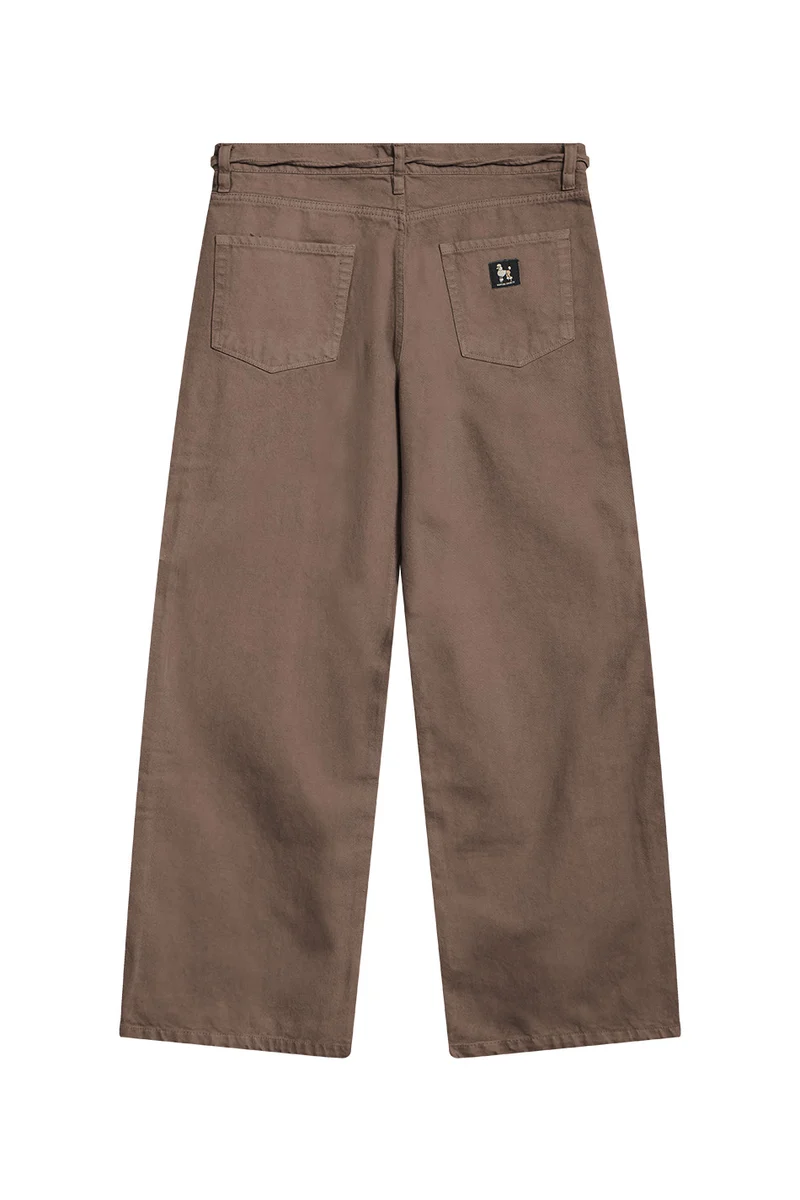 Pantalon baggy pour caniches, marron