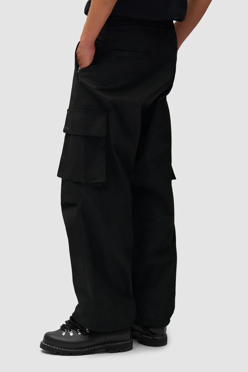 Pantalon Ripstop ciré - Noir