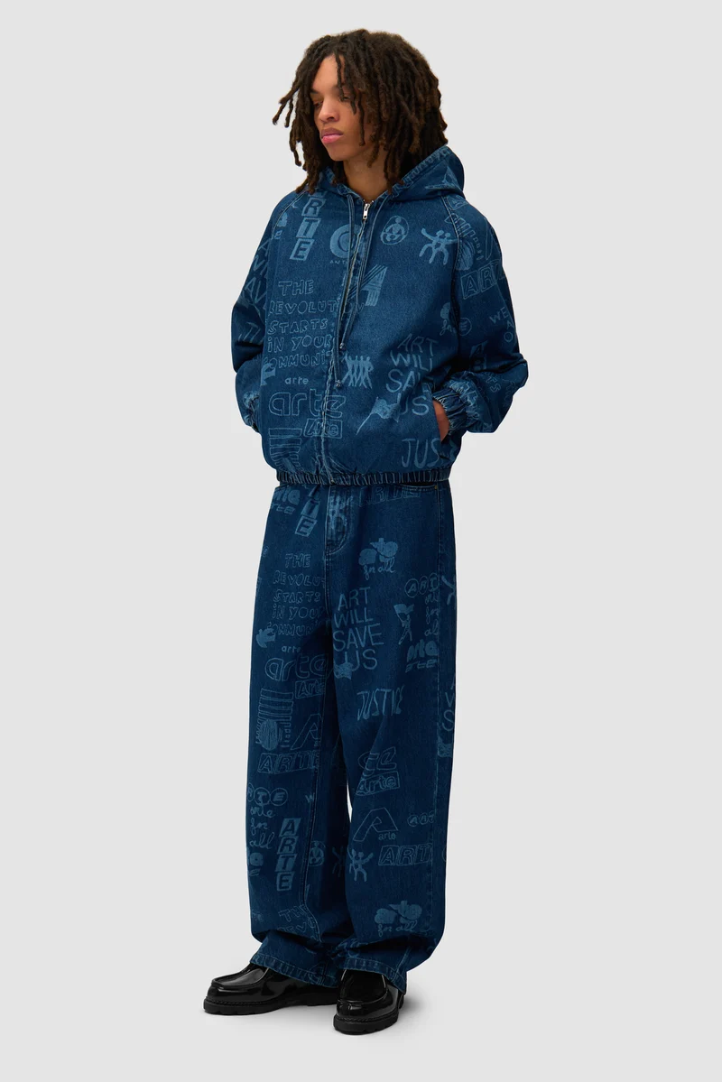 Pantalon Graffiti Allover - Bleach