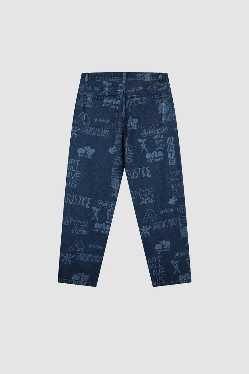 Pantalon Graffiti Allover - Bleach