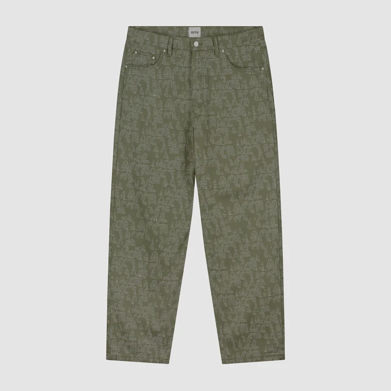 Pantalon Allover Arte - Vert