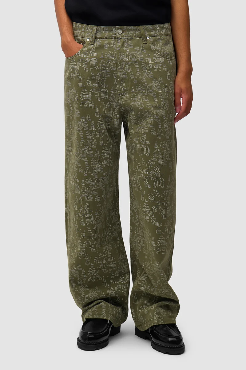 Pantalon Allover Arte - Vert