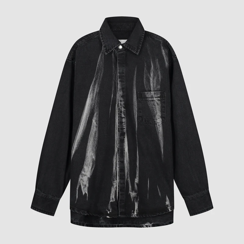 Chemise en denim - Denim noir