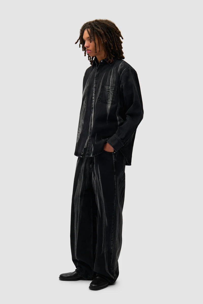 Chemise en denim - Denim noir