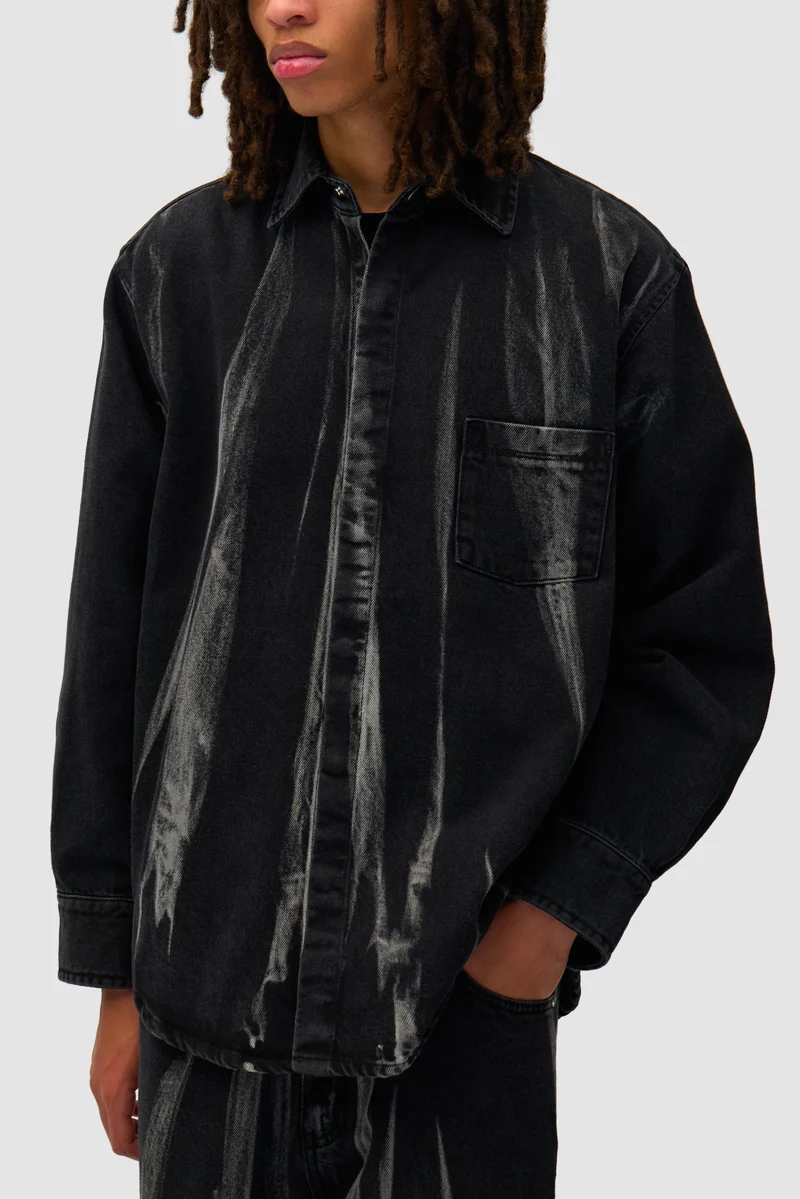 Chemise en denim - Denim noir