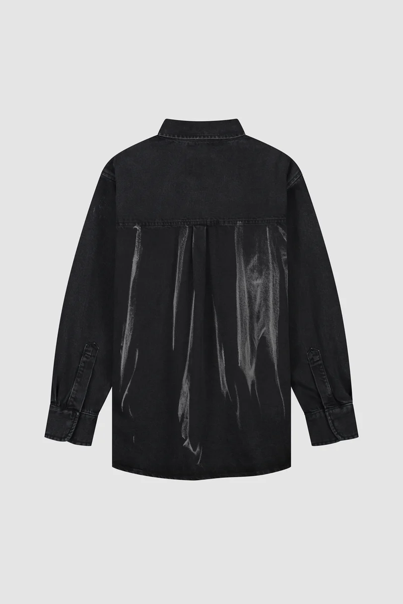 Chemise en denim - Denim noir