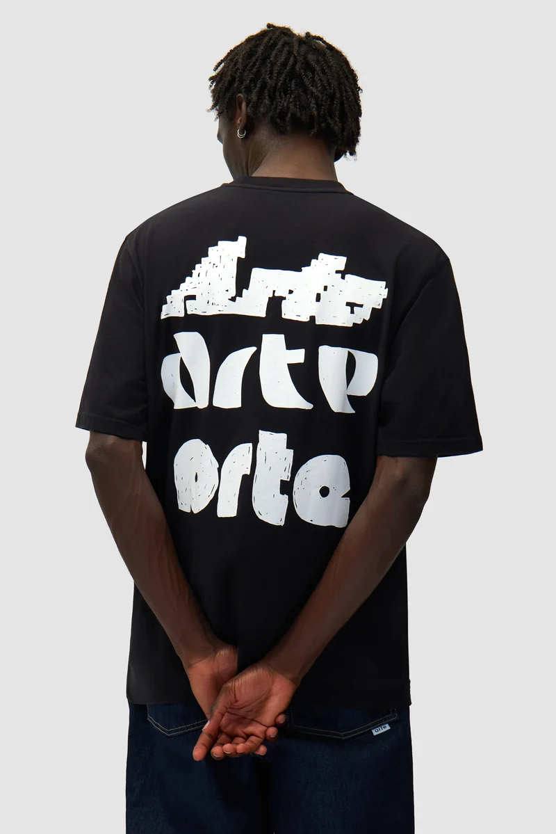Multi Arte T-Shirt imprimé - Noir
