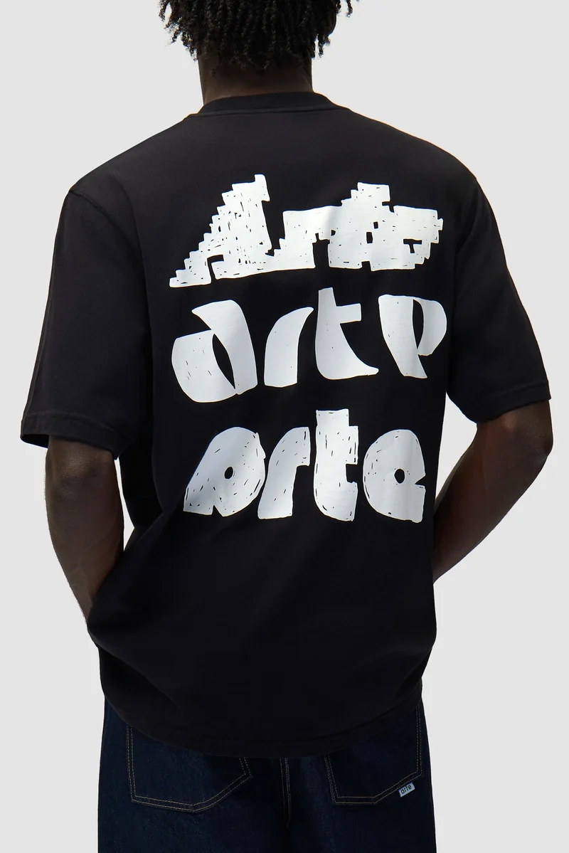 Multi Arte T-Shirt imprimé - Noir