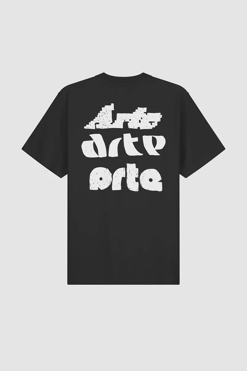 Multi Arte T-Shirt imprimé - Noir