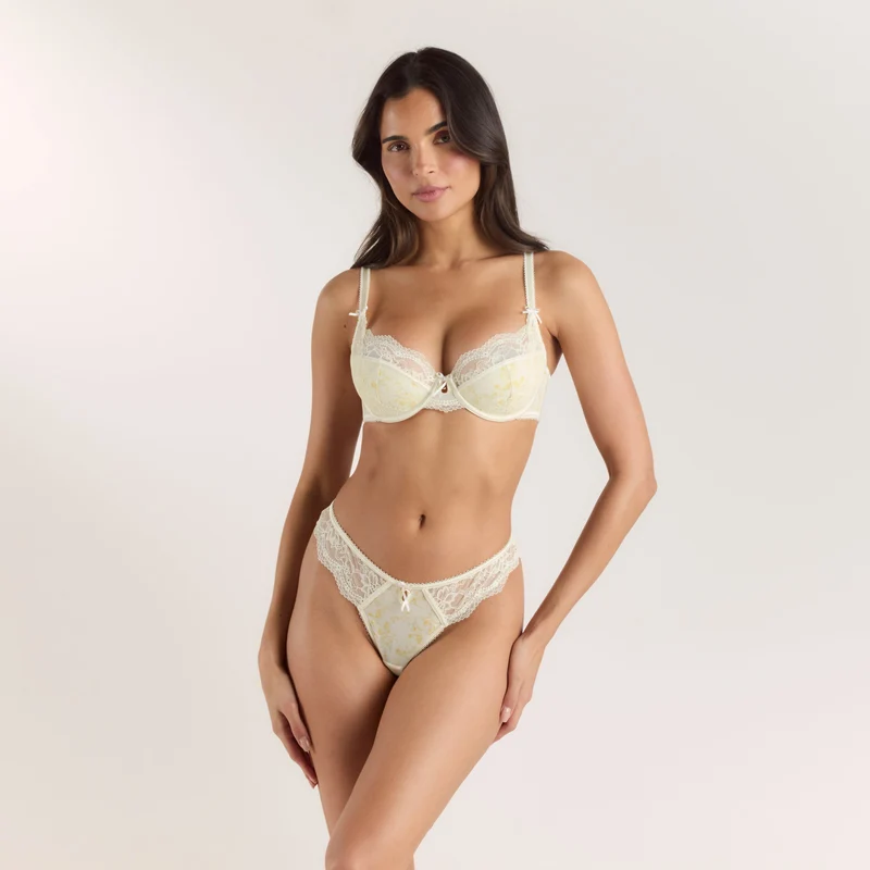 Soutien-gorge Lila - Jaune Floral