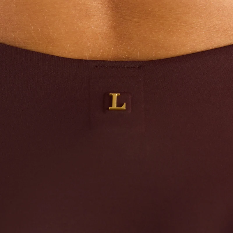 Culotte de Bikini Taille Haute Monaco - Chocolat