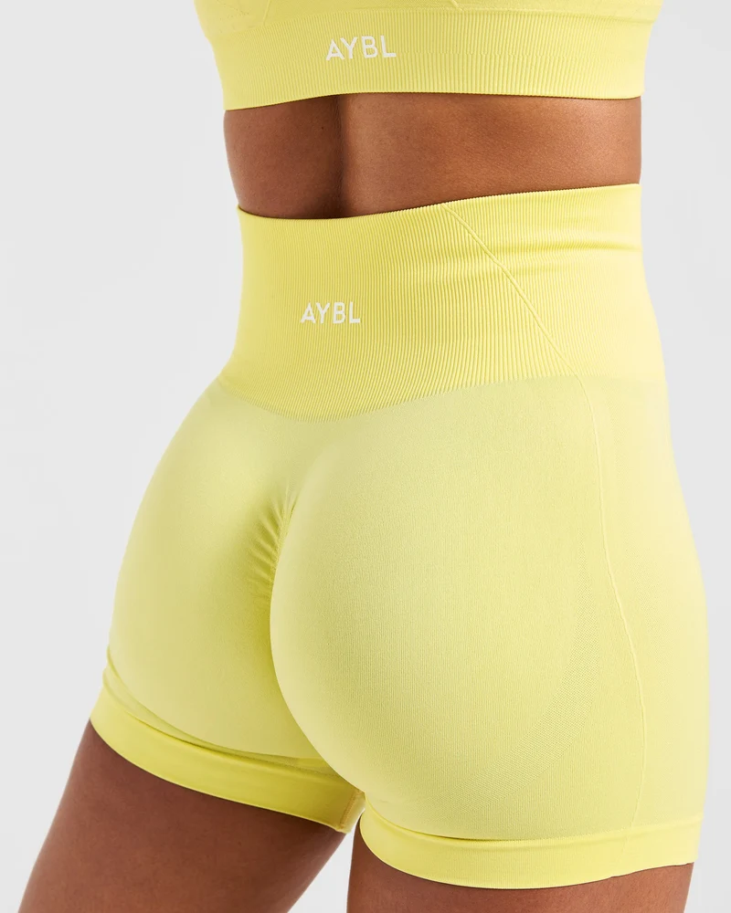 Empower Seamless Shorts - Lemon