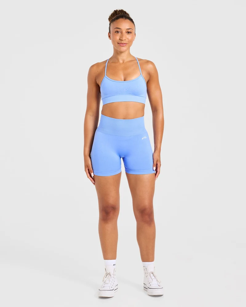 Empower Seamless Shorts - Periwinkle
