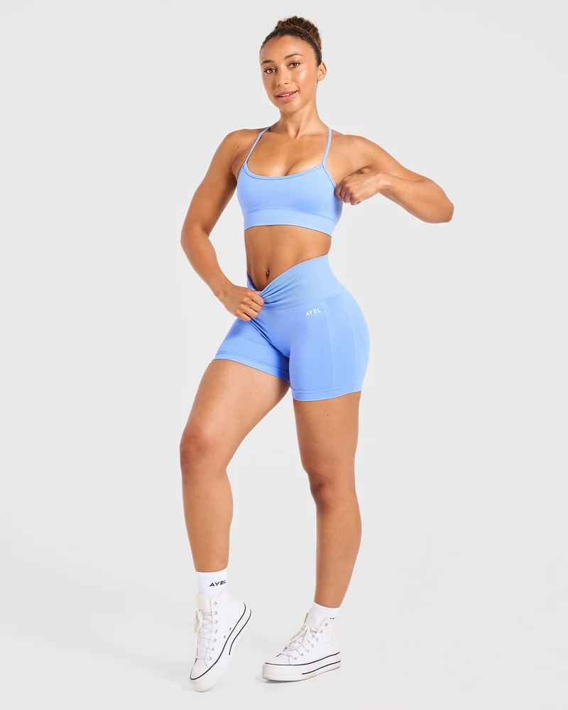 Empower Seamless Shorts - Periwinkle