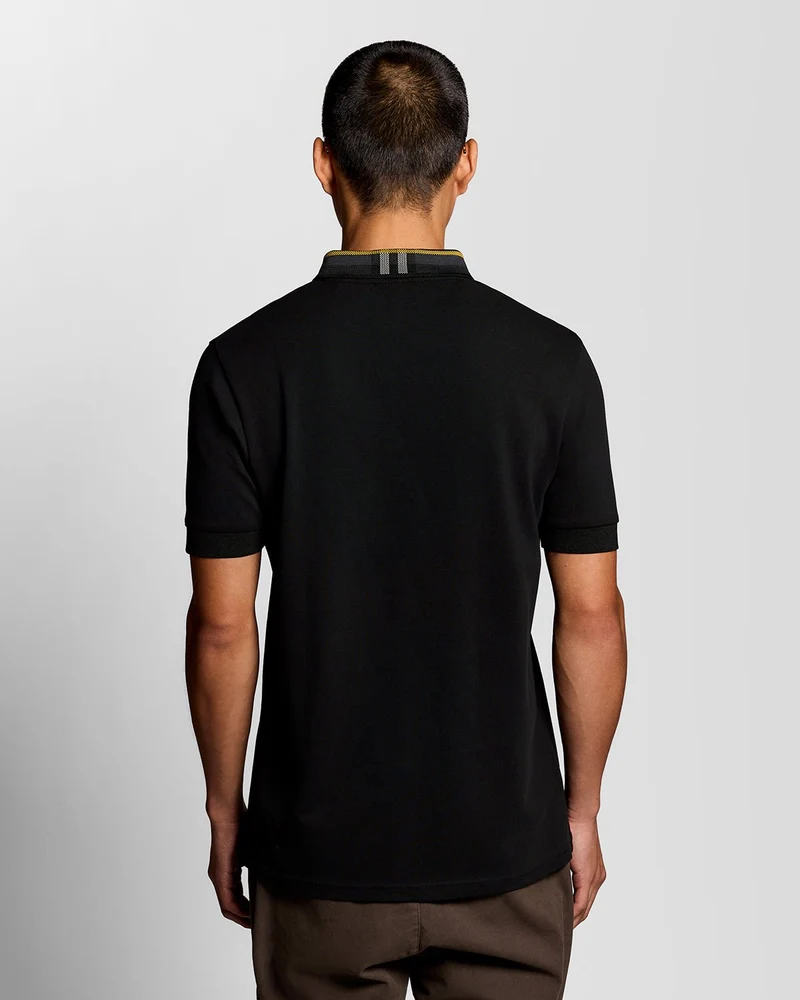 Tartan Collar Polo Shirt