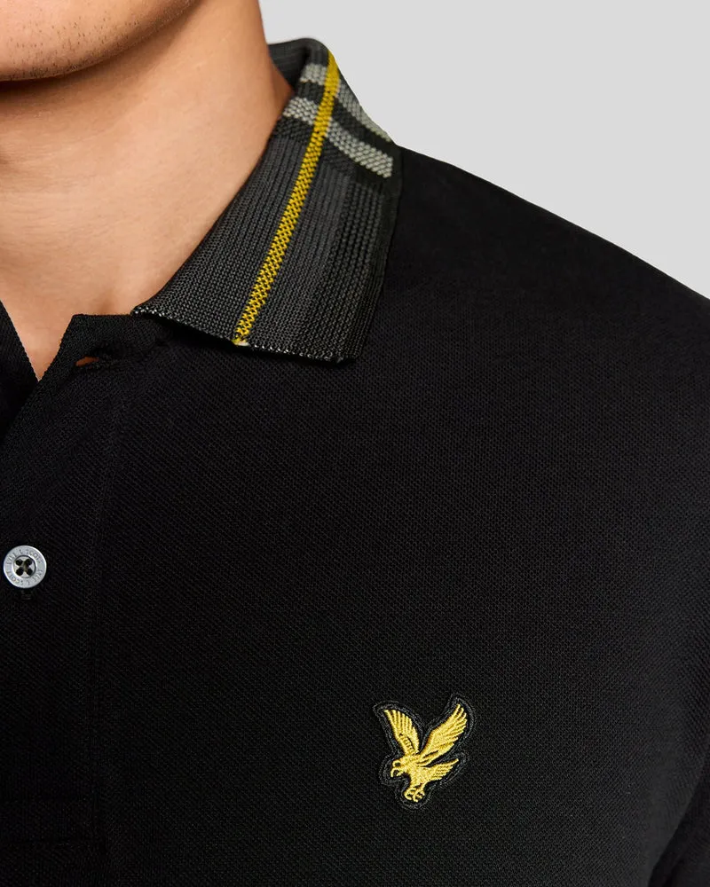Tartan Collar Polo Shirt