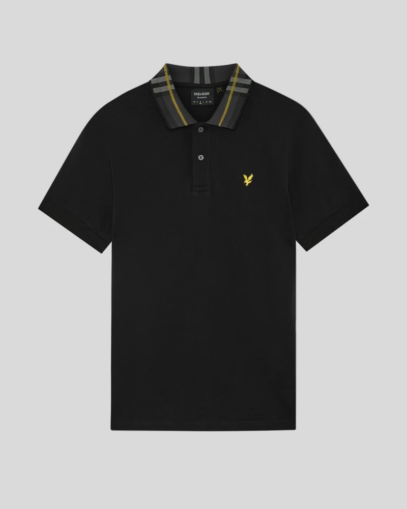 Tartan Collar Polo Shirt
