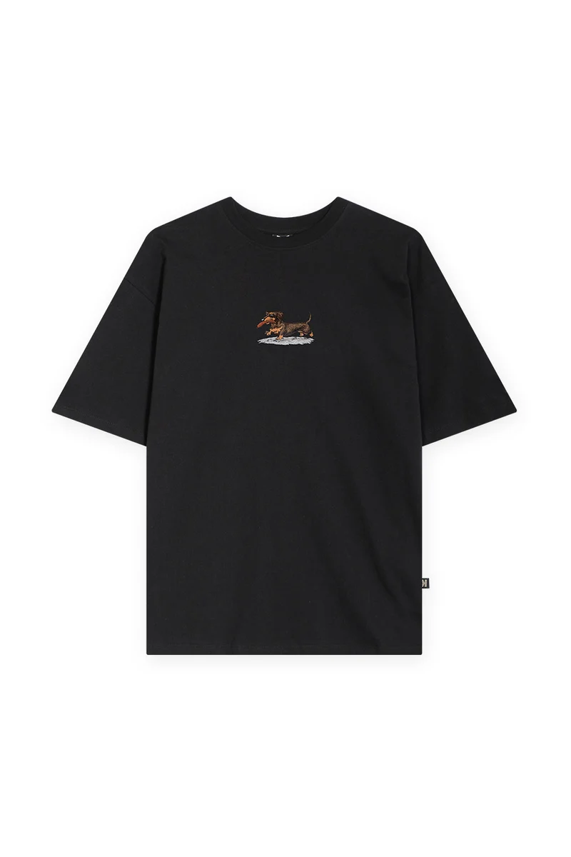 T-shirt Dachshund Black