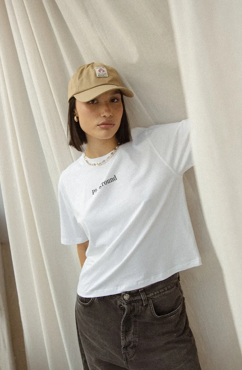 T-shirt Washed Naughty Puppies White