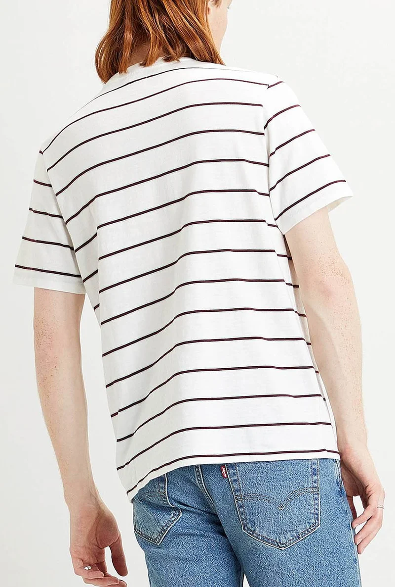 T-shirt Levi's Sunset Pocket Saturday à Rayures