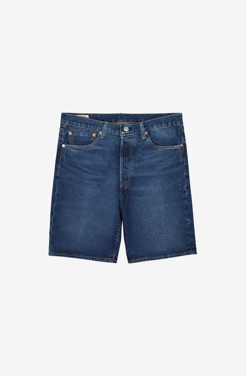 Short Levi's 501 Ourlet Bleu Yeux Cassés