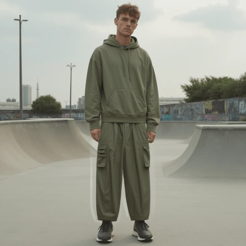 Pantalon Cargo Parachute