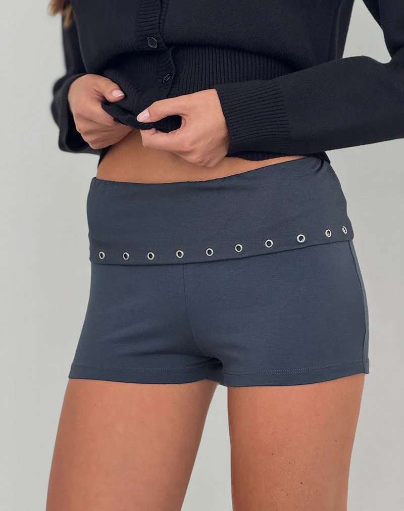 Short Gojo en jersey Ocean Storm avec œillets