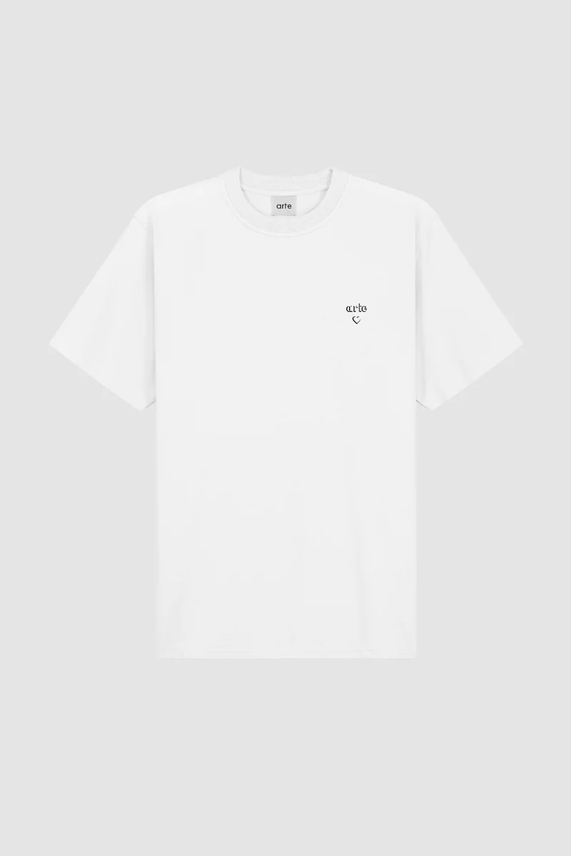 Arte - T-shirt cœur - blanc