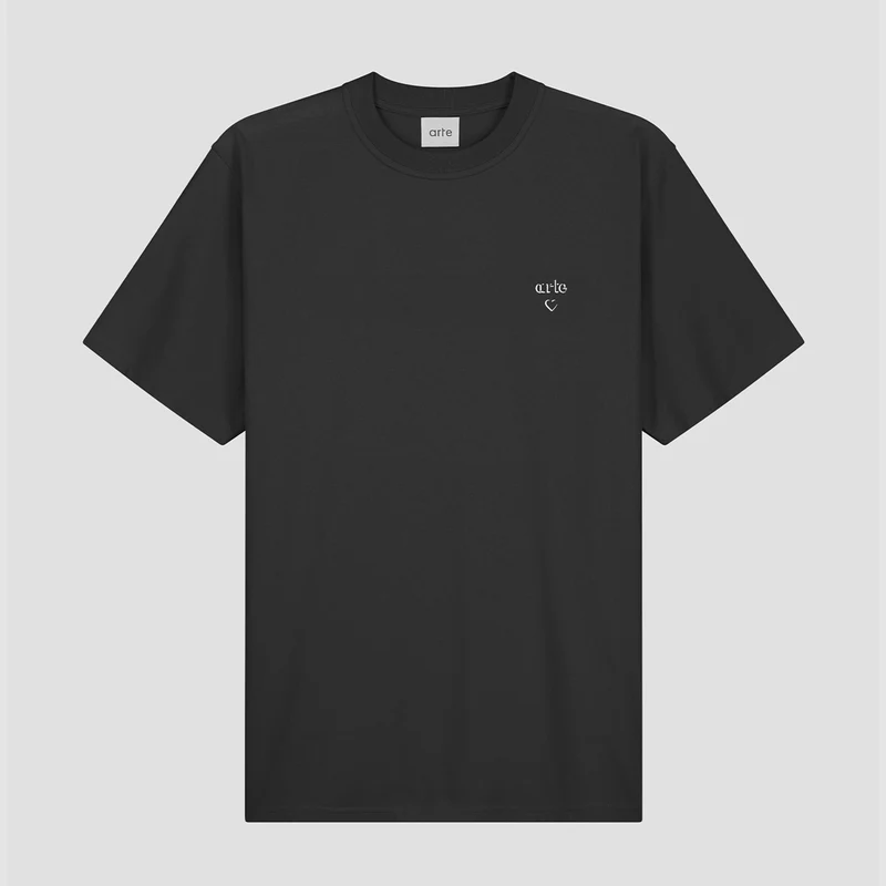Arte - T-shirt cœur - Noir