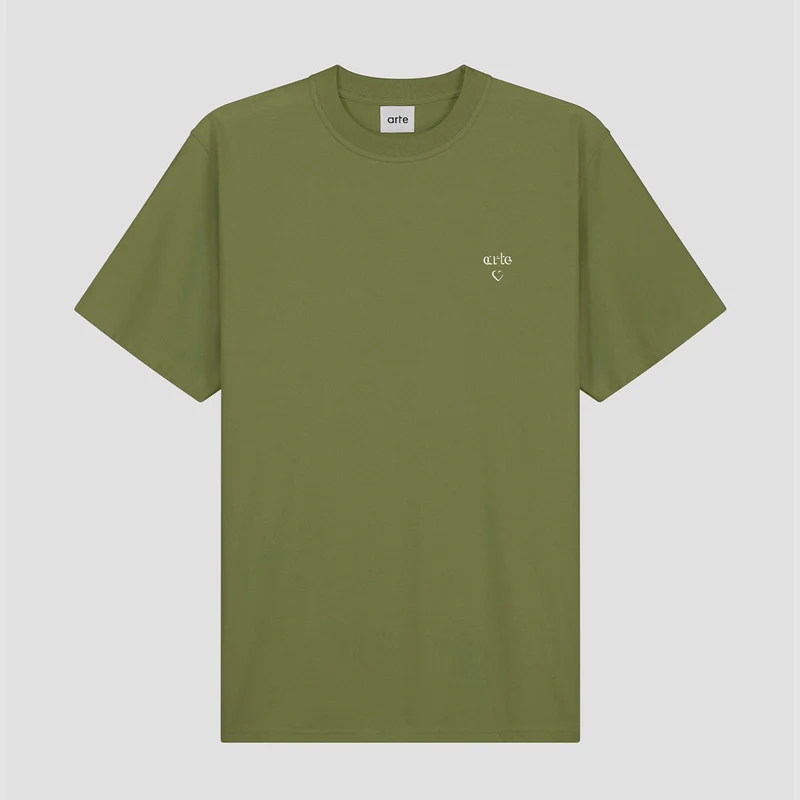 Arte - T-shirt cœur - Vert
