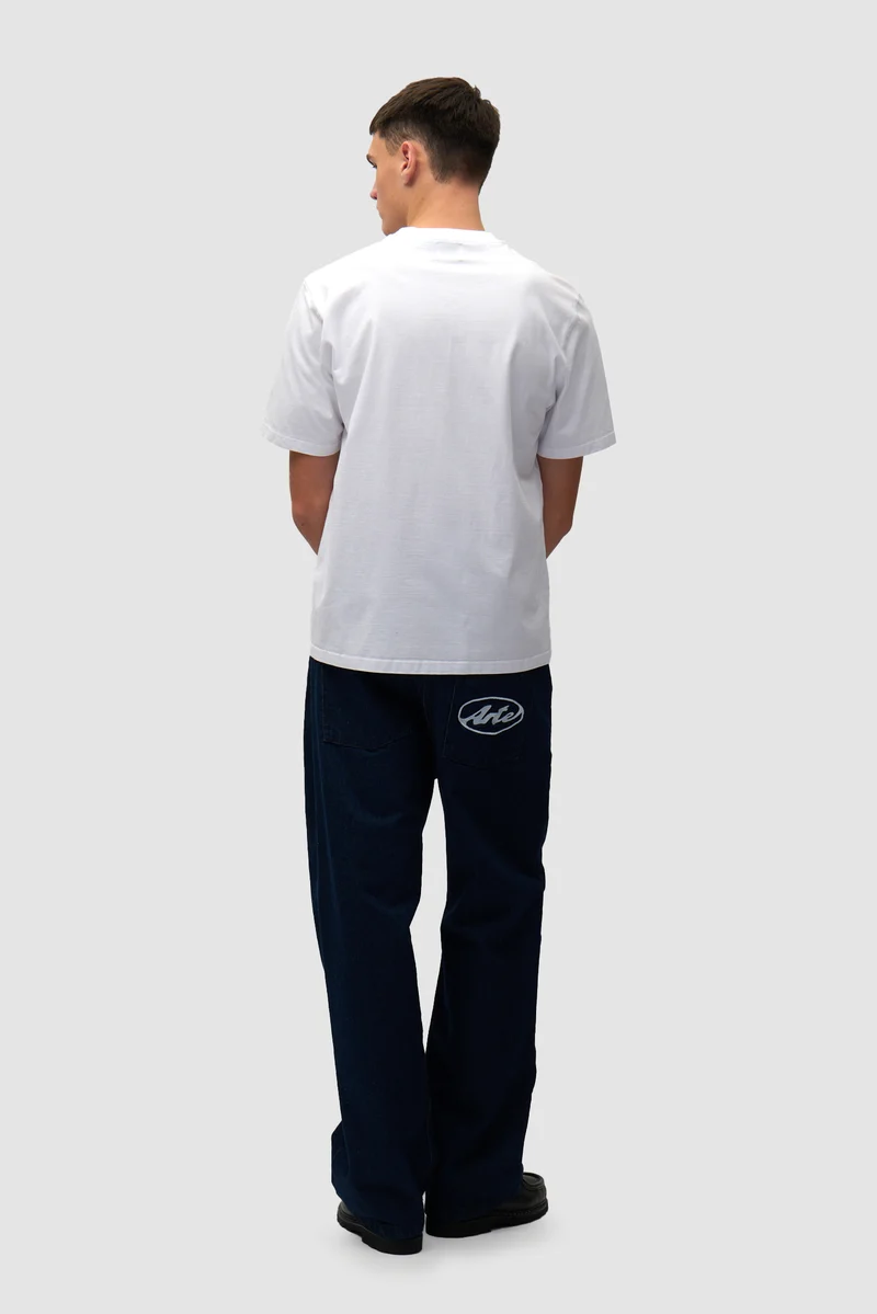 T-shirt avec logo en forme de cœur - blanc