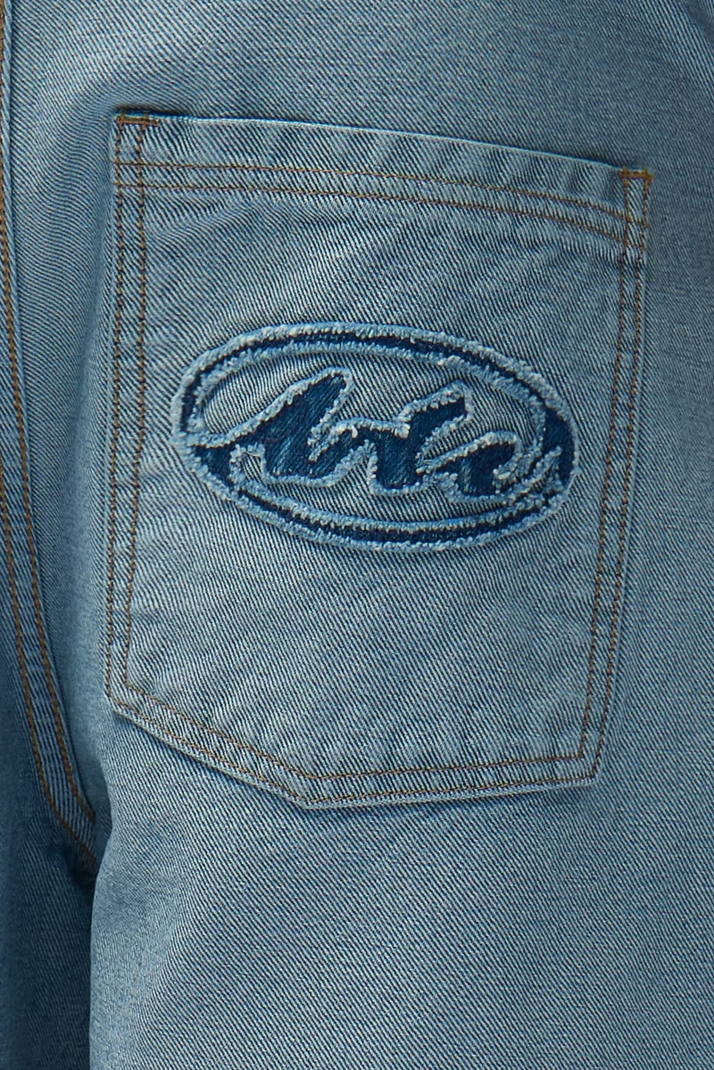 Short en jean Inside/Out - Denim Bleach
